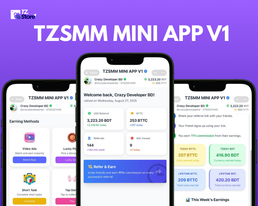 TZSMM MINI APP V1